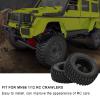 4pcs RC Rubber Wheels Tyre Front and Rear Tires for MN86 1/12 RC Crawlers Upgrade Parts view 3
