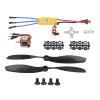 10T 1400KV Brushless Motor, 30A ESC, Drone Motor ESC Kit for 550 RC Quadcopter, with Alloy Steel and ABS Material, for RC Gliders, Quadcopters, Helicopters view 2