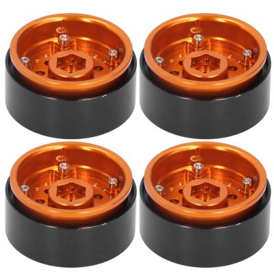 Alomejor 1.9in Metal Wheel Hub Retro Lock Tire Hub CNC Processed for 1/10 Remote Controlled Vehicle