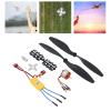 1000KV RC Brushless Motor 13T with 30A Brushless Motor ESC Kit for RC Plane for 550 Plane view 3