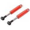 62mm RC Car, 2Pcs Aluminum Alloy Oil Damper Suspension Absorber for 1/14 Trailer Truck (Red) view 2