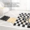 24PCS Wooden Draughts Checker Game Set, Wood Chess Pieces with Chessboard Fun Intellectual Game for All Ages view 2