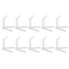 Alomejor 10 pcs Action Figure Stand Kits, Flexible Model Holder Base for SD BB HG 1/144 Scale Easy to Adjust, Made of ABS Material (ABS 3) view 1