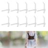 Alomejor 10 pcs Action Figure Stand Kits, Flexible Model Holder Base for SD BB HG 1/144 Scale Easy to Adjust, Made of ABS Material (ABS 3) view 4