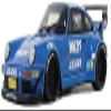RWB Bodykit Arrow Blue 1/18 Model Car by GT Spirit GT448 view 1