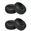 4Pcs Rubber Tires Tyre Wheel for HBX for HAIB-OXING 901 901A 903 903A 905 905A 1/12 RC Car Upgrades Parts Spare Accessories view 2