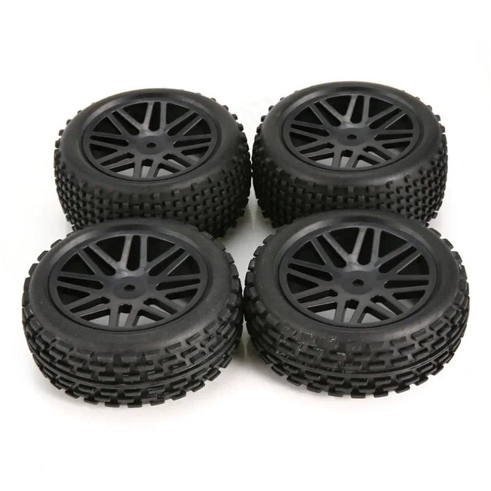 4Pcs 86mm Tires Wheel Tyre for Wl-Toys 144001 124019 104001 RC Car Upgrade Parts 1/10 1/12 1/14 Scale Off Road Buggy