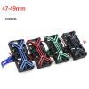4985 1717 Motor Heat Sink Dual Cooling Fan Heatsink 47-49mm for 1/5 X-MAXX XRT for Ar-rma for Out-cast RC Car Upgrade Parts(Black) view 2