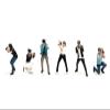 1/64 American Diorama Figures Photographers Set - AD-2414MJ view 2