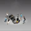 1/64 American Diorama Figures Photographers Set - AD-2414MJ view 3