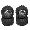 4 Pcs Wheel Tire Tyre 45-ZJ03 for XLH for Xinle-Hong 9145 for Ho-sim 9145 1/20 Truck RC Car Spare Parts Accessories view 1