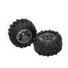 4 Pcs Wheel Tire Tyre 45-ZJ03 for XLH for Xinle-Hong 9145 for Ho-sim 9145 1/20 Truck RC Car Spare Parts Accessories view 3
