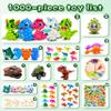 1000Pcs Party Favors for Kids,Treasure Box Toys for Classroom,Fidget Toys Bulk Pack,Prize Box, Pinata Stuffers for Classroom Rewards and Carnival Prizes view 2