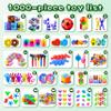 1000Pcs Party Favors for Kids,Treasure Box Toys for Classroom,Fidget Toys Bulk Pack,Prize Box, Pinata Stuffers for Classroom Rewards and Carnival Prizes view 3