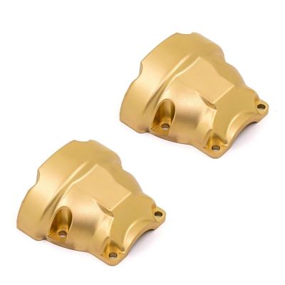 RC Spare Part for Redcat for Gen8 for Scout II 1/10 RC Crawler Car 2Pcs Brass Front Rear Axle Differential Diff Cover Upgrades Parts