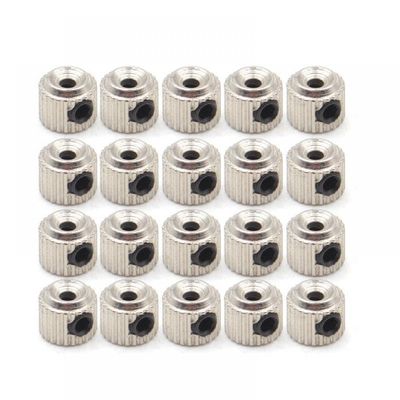 20PCS Metal Wheel Collar Lock Landing Gear Stopper 1.6mm 2.1mm 2.6mm 3.1mm 4.1mm 5.1mm Compatible With RC Airplane Fixed-wing Compatibility(20PCS 1.6MM)