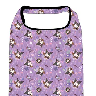 K Company Sanrio Characters (Japanese Goods Series) Eco Bag with Pockets, Kuromi Saw-PEB-KU