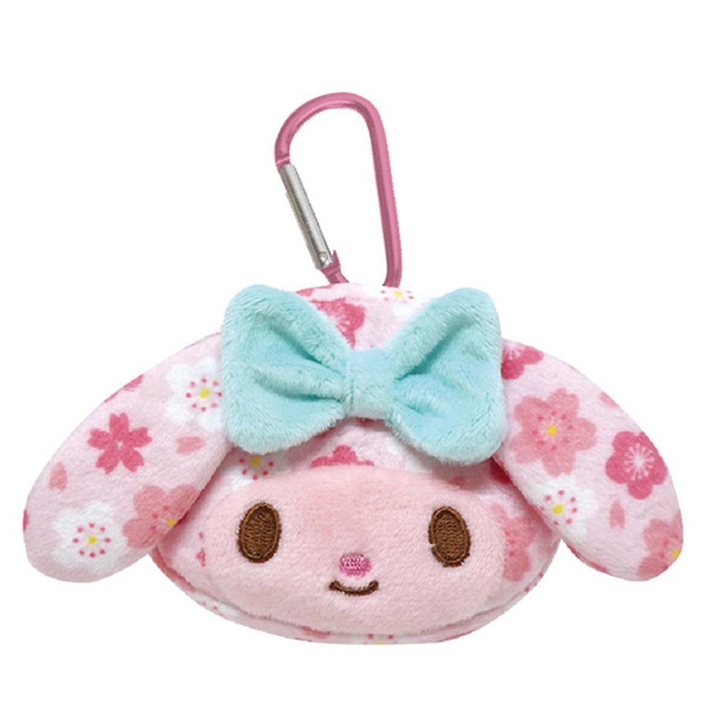 K Company Sanrio Characters (Japanese-Style Goods Series) Face Carabiner Pouch, My Melody Saw-KP-MM