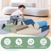 Merax Climbing Toys for Toddlers, Soft Climb and Crawl Playset Indoor Baby Soft Foam Blocks for Climbing, Crawling, 6-Piece view 2