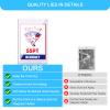 25-Pack Sleeved Magnetic Card Holders - 55pt One Touch Card Case, with 2.63"x3.7" Larger Inner Dimension, First Insert Card into Soft Card Sleeve, Then Place into Card Holder for Double Protection view 4