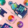 28 Pack Valentines Day Gifts for Kids, Galaxy Slime with Valentines Cards Space Gift Boxes Stress Relief Fidget Toys for Boy Girl, Valentine Classroom Exchange Prizes, School Party Favor Gifts view 3