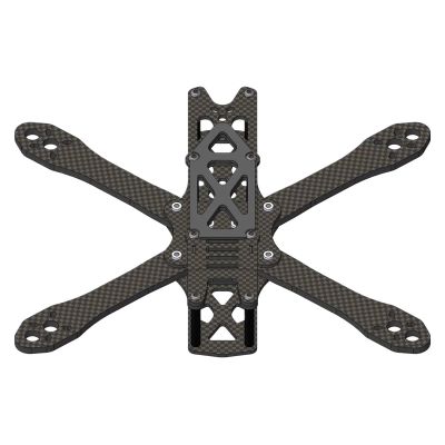CUIPPWRJ Racing Drone Frame Alien RR5 5/6 Inch 4/6mm Compatible with Quadcopter Freestyle Stretch X UAV Compatible with 2205 2306 F3 F4(5inch Frame 6mm)