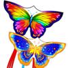 2 Pack Kites for Kids - Small Butterfly Kite for Ages 8-12 Easy to Fly Durable Beach & Park Kites for Outdoor Activities, Fun Festival Gifts for Boys & Girls view 1
