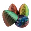 Hatchable Blind Box Basket Pattern Dragon Egg with Small Dragon (Red-Yellow-Blue) view 1