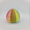 Hatchable Blind Box Basket Pattern Dragon Egg with Small Dragon (Red-Yellow-Blue) view 2