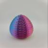 Hatchable Blind Box Basket Pattern Dragon Egg with Small Dragon (Red-Yellow-Blue) view 4