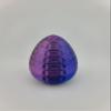 Hatchable Blind Box Geometric Pattern Dragon Egg with Small Dragon (Black-Blue-Purple) view 4