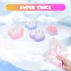 1pcs White Squishy Cat Paw Squishy Toy,5 Inches Big FuFu cat Squeeze Paw,Cute Soft Squeeze Fidget Toys Squeeze Toys for Stress Relief Pinch Family Toys Gifts for Kids Adults view 3