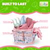 Funeta Floral Kids Gardening Set - Toddler Garden Tools, No-Leak Watering Can & Quality Tote Bag - Safe Metal Tools for Kids view 2