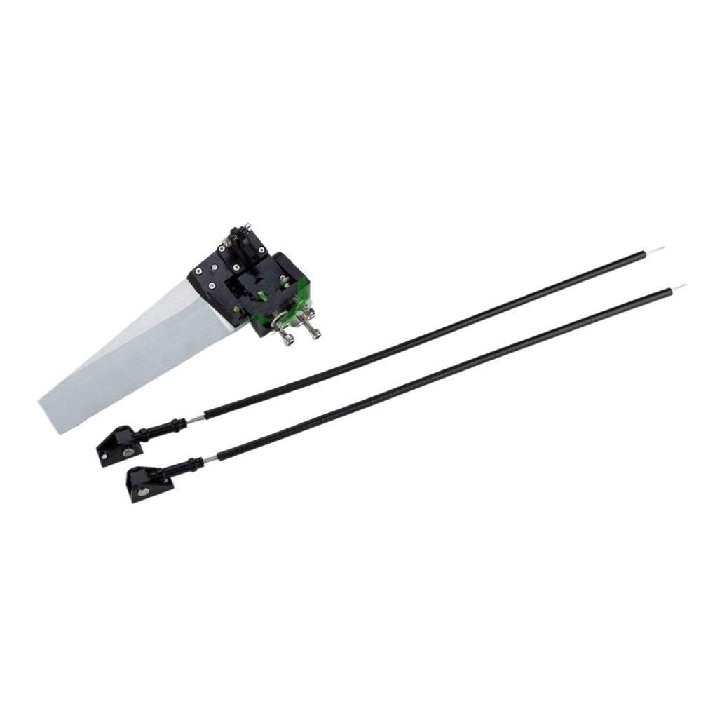 1 Set of Remote Control Boat Accessories Aluminum Alloy Rudder 155 Remote Control Boat one Piece Rudder