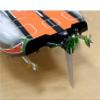 1 Set of Remote Control Boat Accessories Aluminum Alloy Rudder 155 Remote Control Boat one Piece Rudder view 4