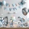 12 Pack Robot Table Decorations - Robot Party Decorations for Kids' Birthday and Baby Shower - Robot Table Toppers view 4