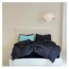 100% Cotton Duvet Cover Set Yarn Dyed Vertical Striped Bedding Comforter Cover Bed Sheet Pillowcases Washed Breathable Bedding,Bed Sheets view 1