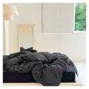 100% Cotton Duvet Cover Set Yarn Dyed Vertical Striped Bedding Comforter Cover Bed Sheet Pillowcases Washed Breathable Bedding,Bed Sheets view 4
