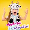 Bubblepompom Cow Hat with Ears Moving Jumping Pop Up Beating Hat Plush Farm Animal Holiday Cosplay Dress Up Funny Party Gift for Kids Girls, 22'' view 3