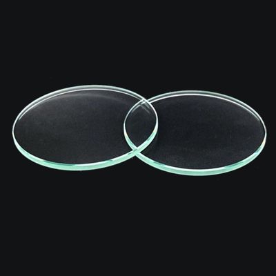 2pcs Flat Glass Lens 20 23 42 47 55 58 60 63.5 65 74 75MM, Round Optical Glass Lens 2mm Thick, Len for Flashlight(55mm x 2mm)