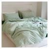 100% Cotton Duvet Cover Set Yarn Dyed Vertical Striped Bedding Comforter Cover Bed Sheet Pillowcases Washed Breathable Bedding,Bed Sheets view 3