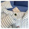 100% Cotton Duvet Cover Set Yarn Dyed Vertical Striped Bedding Comforter Cover Bed Sheet Pillowcases Washed Breathable Bedding,Bed Sheets view 2