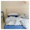 100% Cotton Duvet Cover Set Yarn Dyed Vertical Striped Bedding Comforter Cover Bed Sheet Pillowcases Washed Breathable Bedding,Bed Sheets view 4