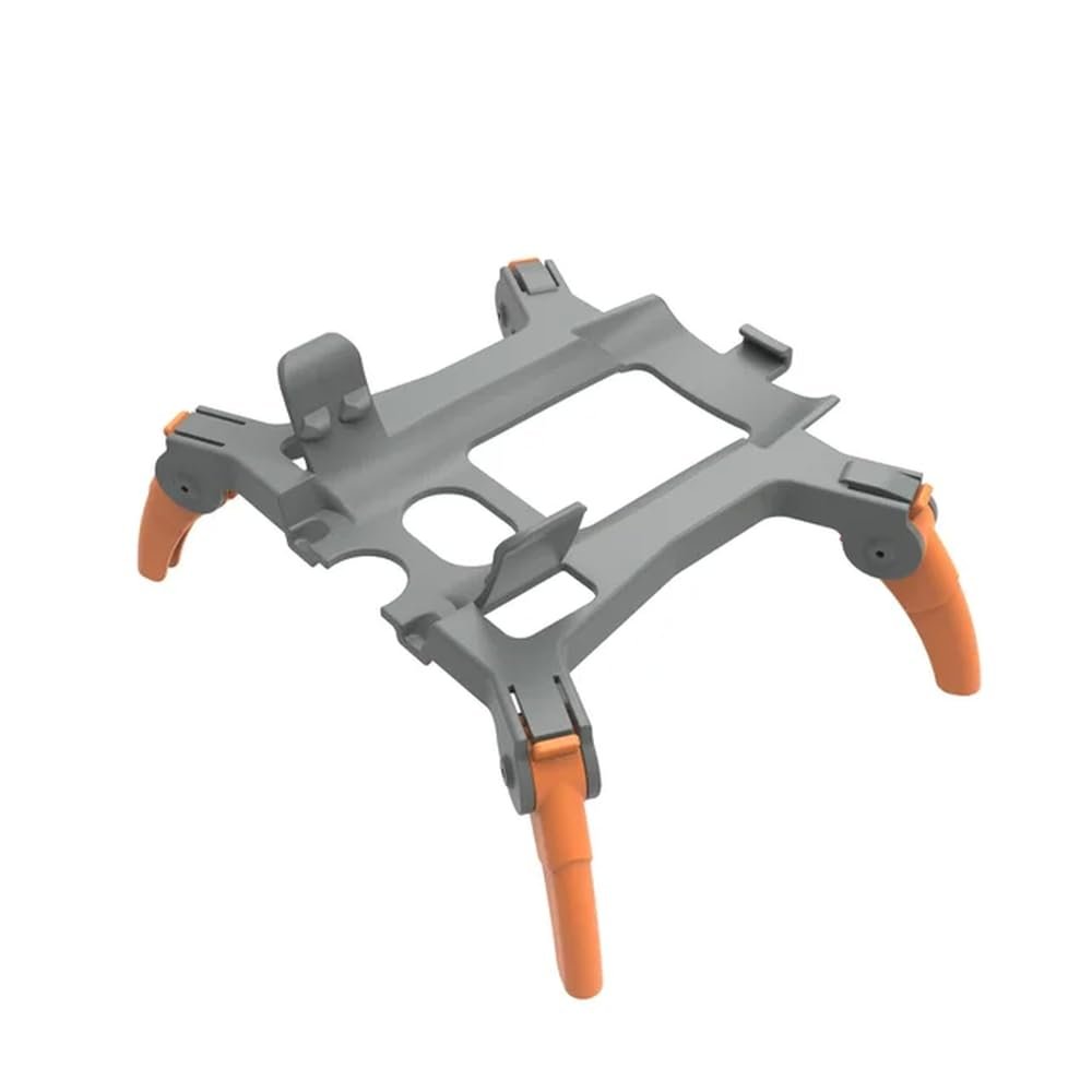 CUIPPWRJ Landing Gear Compatible with Air 3 Foldable Extender Support Legs Protective Accessories Compatible with Air 3 Drone(Orange-Grey)