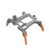 CUIPPWRJ Landing Gear Compatible with Air 3 Foldable Extender Support Legs Protective Accessories Compatible with Air 3 Drone(Orange-Grey) view 1