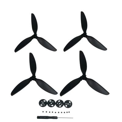 CUIPPWRJ Three Compatible with 2 SE Drone Lightweight Replacement Propellers and Accessories(Black Set)