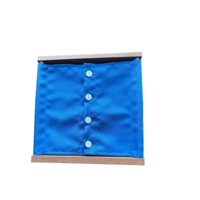 EUKVYQPX Montessori Dressing Frame Learn to Dress, Basic Life Skills Learn to Dress Practice Boards,Small Button