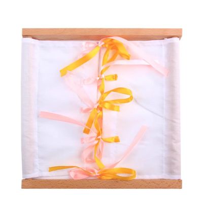EUKVYQPX Montessori Dressing Frame Learn to Dress, Basic Life Skills Learn to Dress Practice Boards,Knot