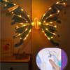 1pcs Butterfly Wings with Music and Lights Suitable for Girls Halloween Princess Costumes Glowing Angel Wings Backpack for Large Dogs Princess Toys Suitable for Kids Ages 3-6 5-7 Birthday Christmas view 3