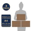 3 Sheets Self-Adhesive Roof Tiles and Shingles for Dollhouses Scale 1:12 (Roman Roof Shindles) view 4